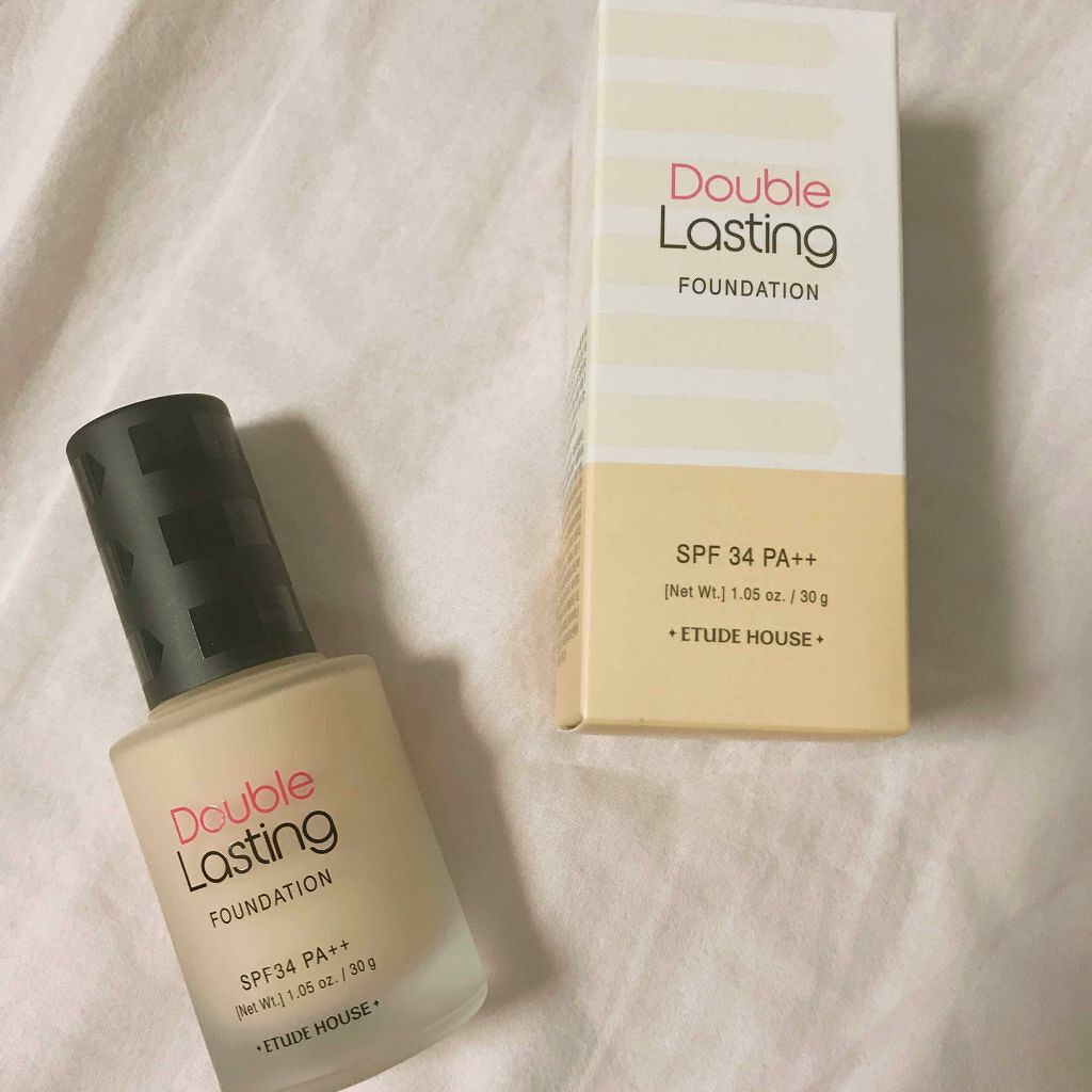 ダブルラスティング ファンデーション/ETUDE/リキッドファンデーションを使ったクチコミ(1枚目)