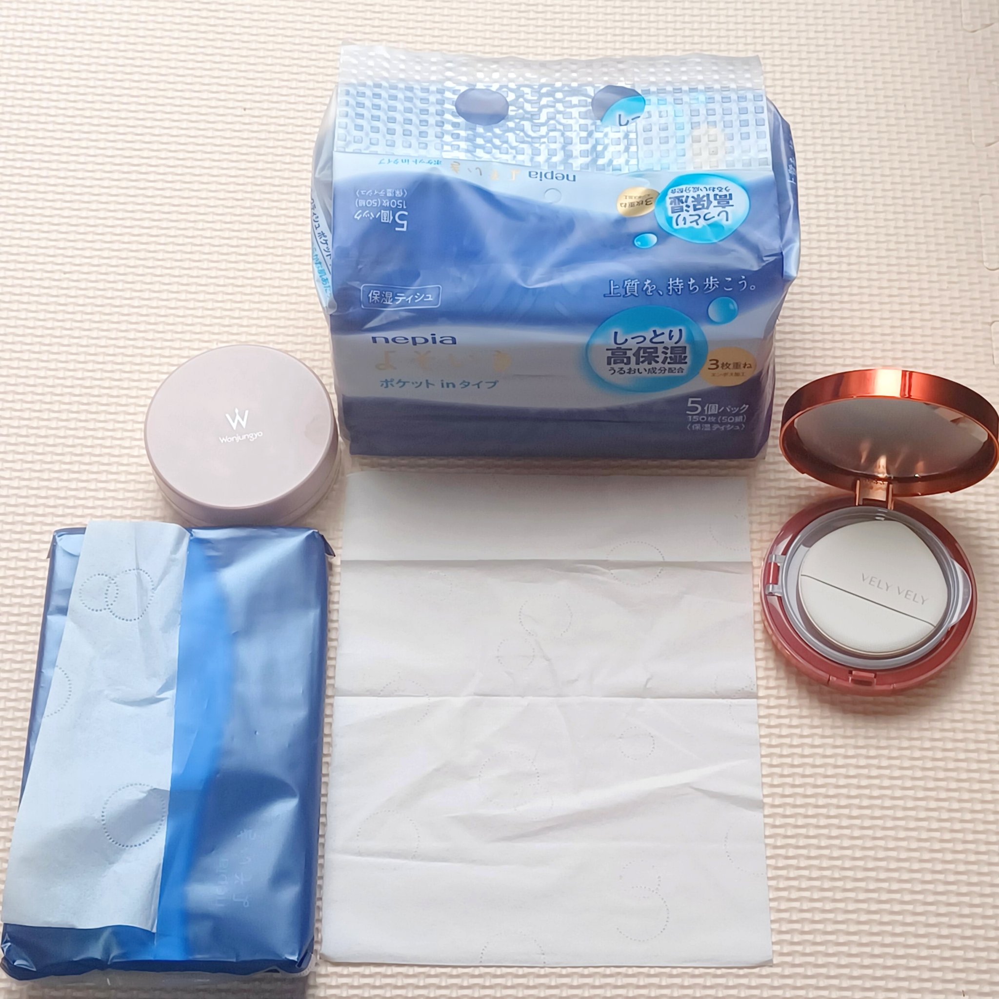 よそいき保湿ティシュ/ネピア/ティッシュを使ったクチコミ（3枚目）