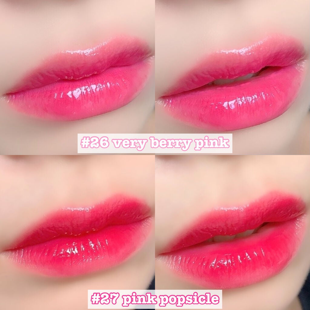 ジューシーラスティングティント/rom&nd/リップティントを使ったクチコミ(4枚目)