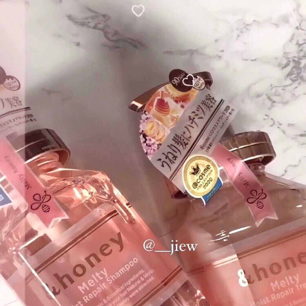 &honey Melty モイストリペア シャンプー1.0/モイストリペア ヘアトリートメント2.0/&honey/市販シャンプーを使ったクチコミ(1枚目)