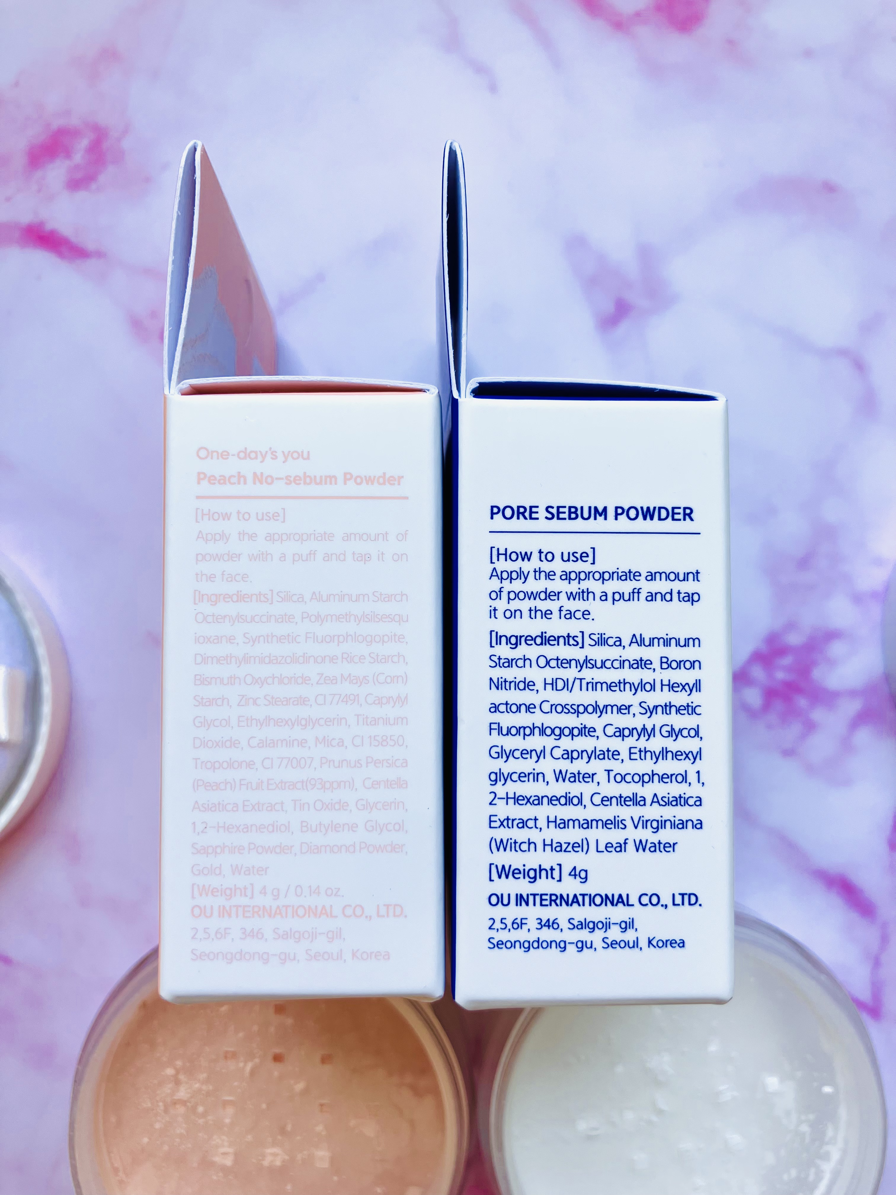 ピーチノーセバムパウダー/One-day's you/フェイスパウダーを使ったクチコミ（3枚目）