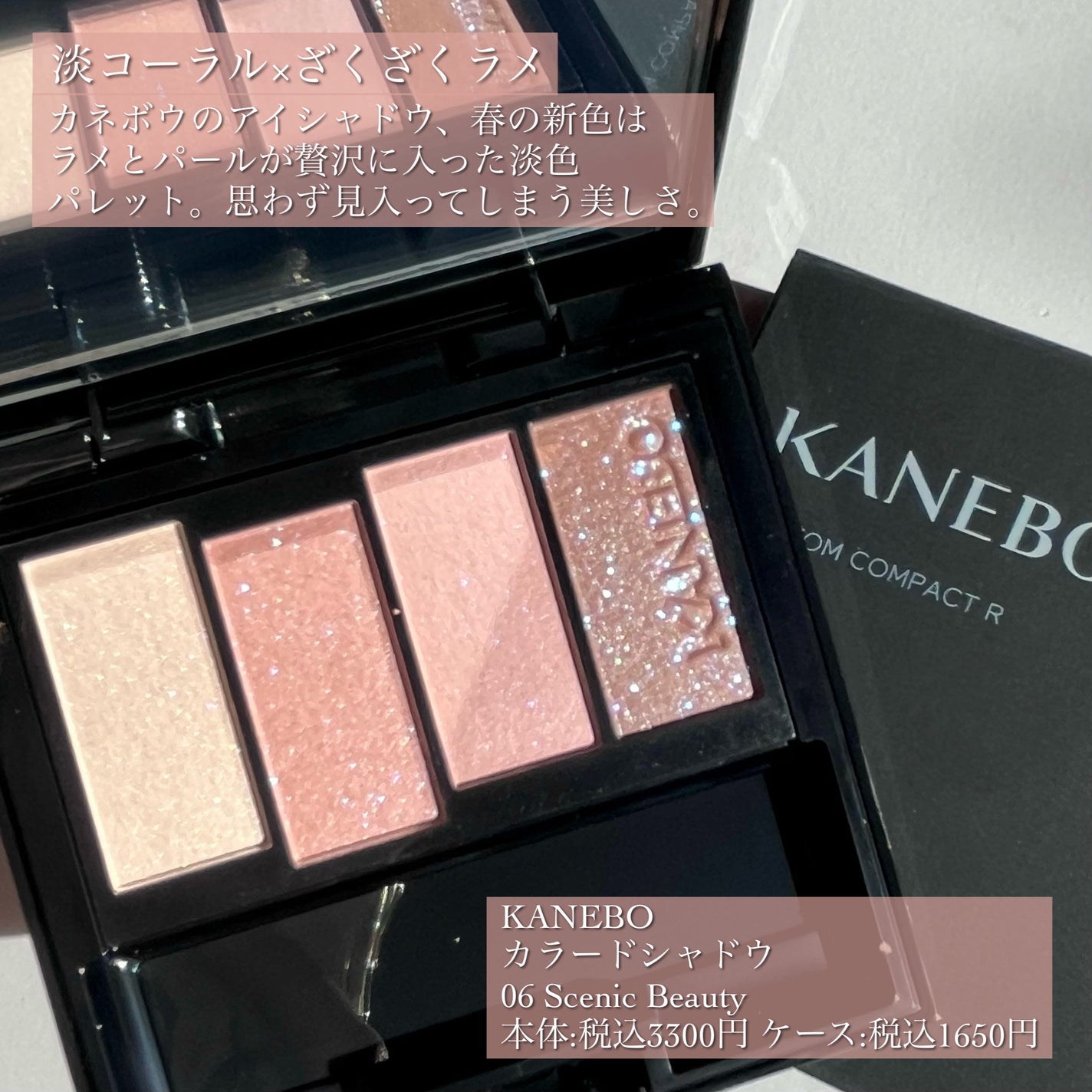 カラードシャドウ/KANEBO/アイシャドウパレットを使ったクチコミ(2枚目)