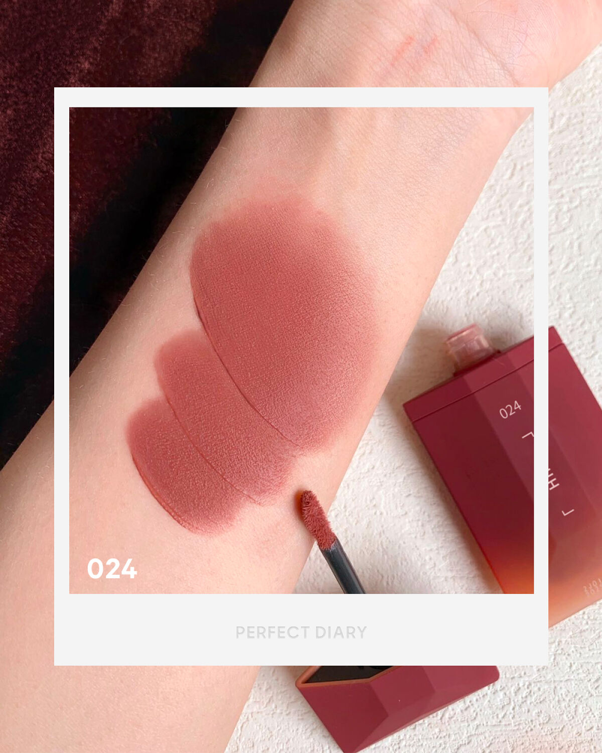 READ ME ベルベットマット リップティント赤狐限定/PERFECT DIARY/リップティントを使ったクチコミ（1枚目）
