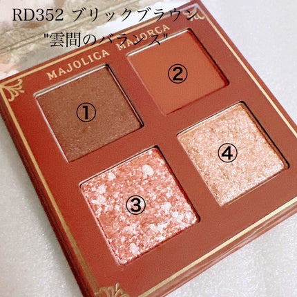 シャドーフラッシュ /MAJOLICA MAJORCA/アイシャドウパレットを使ったクチコミ(4枚目)