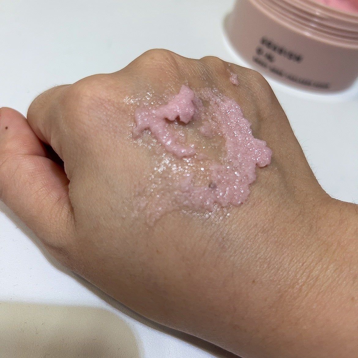 Q+Me スウィート ボム タラソ スクラブ/AGARISM/バスト・ヒップケアを使ったクチコミ(7枚目)