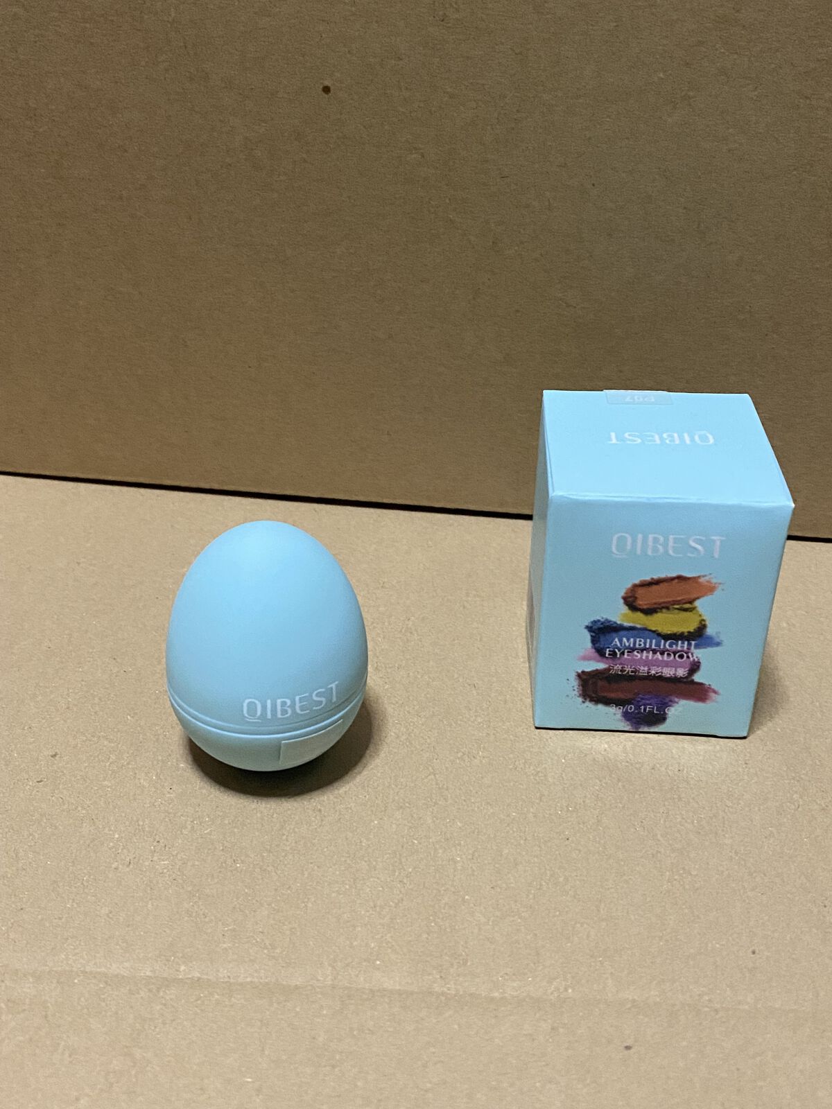 アンビライトアイシャドウ/QIBEST/単色アイシャドウを使ったクチコミ（1枚目）