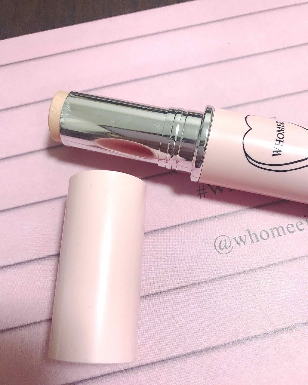 マルチグロウスティック/WHOMEE/ジェル・クリームチークを使ったクチコミ(2枚目)