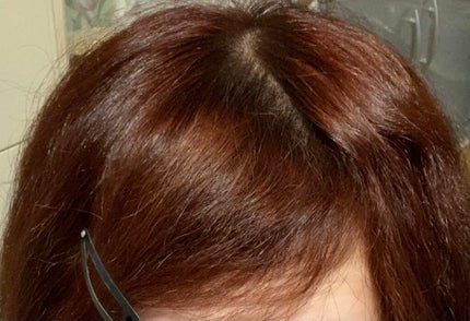 カラージェニック ミルキーヘアカラー (ちらっと白髪用)/サイオス/ヘアカラーを使ったクチコミ(2枚目)