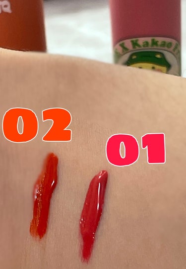 カカオフレンズ　フィクシングティント オレンジモヒート/ETUDE/口紅・グロス・リップライナーを使ったクチコミ（1枚目）
