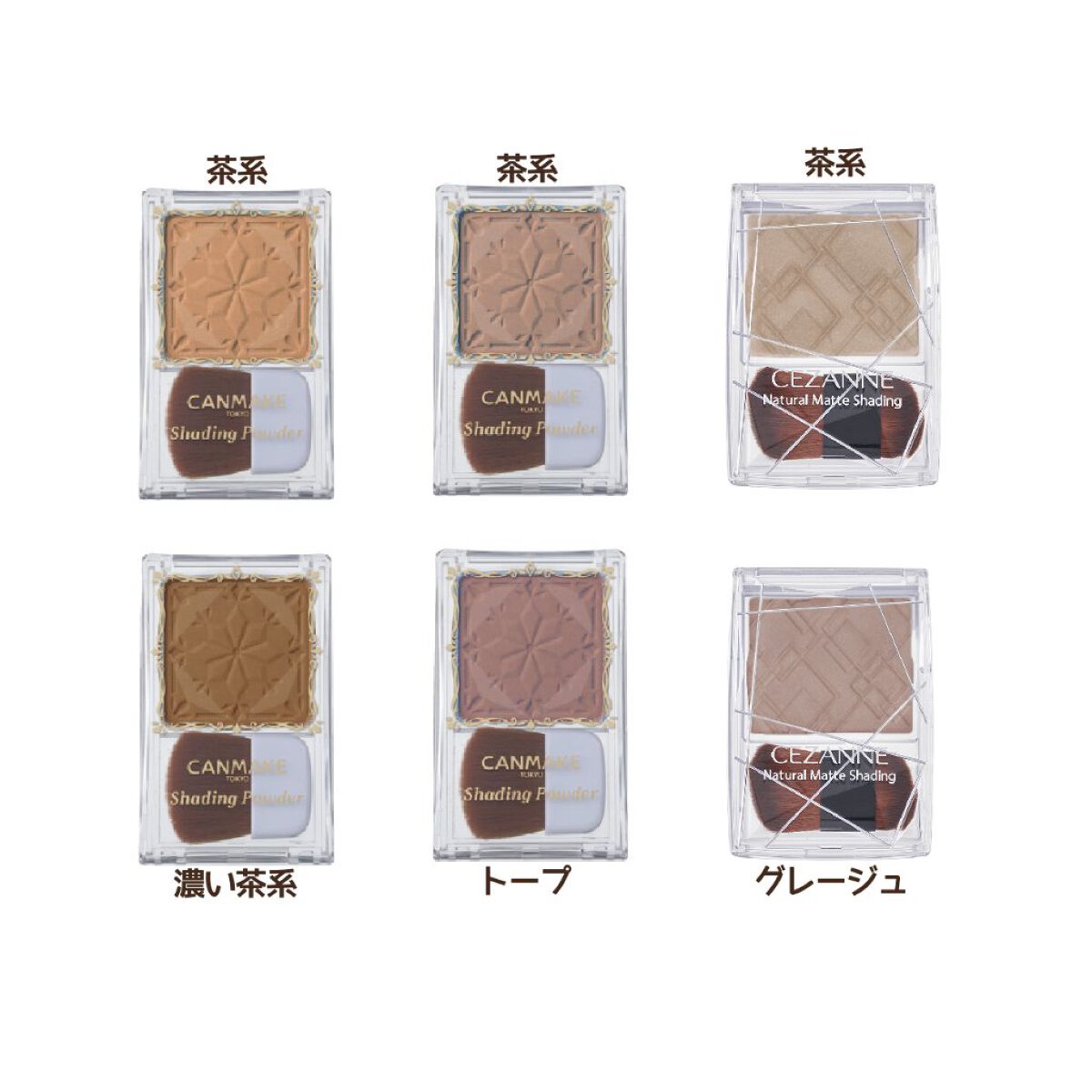 シェーディングパウダー/キャンメイク/シェーディングを使ったクチコミ（3枚目）