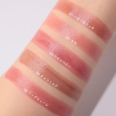 キャンメイク むちぷるティントのクチコミ「発売当初から大注目されている
むちぷるティント💋
全色スウォッチしました☺︎
 
LIPSでも.....」（3枚目）