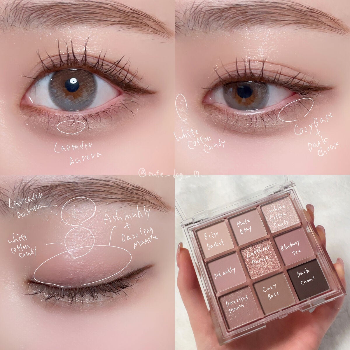 KEYBO FALL IN LOVE SHADOW PALETTE/keybo/アイシャドウパレットを使ったクチコミ(2枚目)