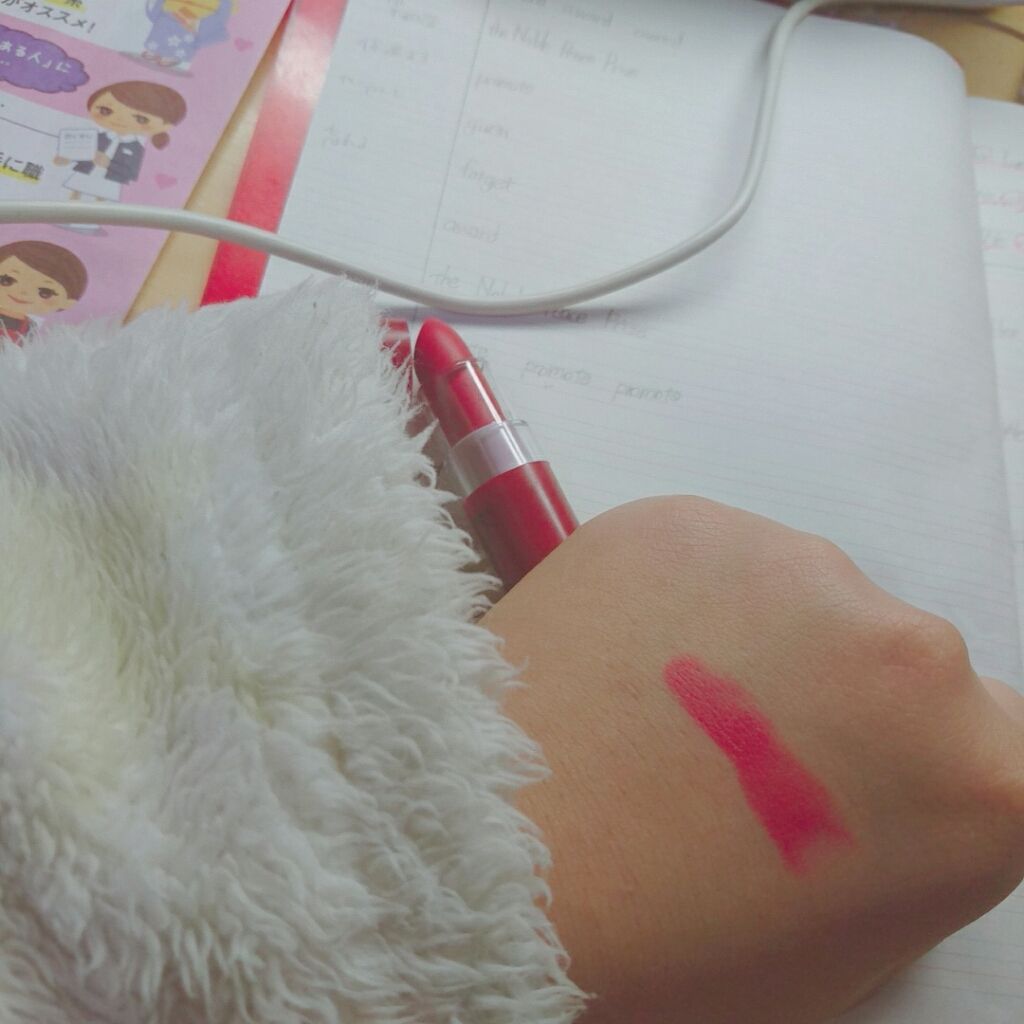 カンコレ マットリップスティック/DAISO/口紅を使ったクチコミ（3枚目）