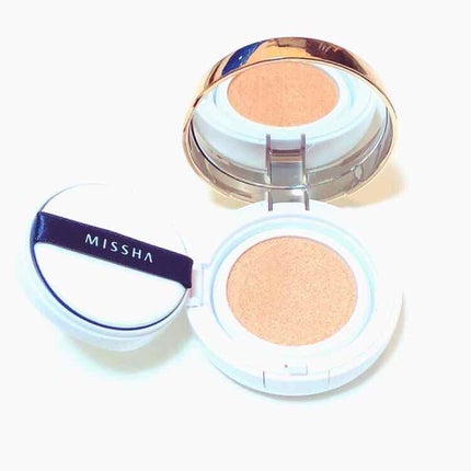 M クッション ファンデーション(モイスチャー)/MISSHA/クッションファンデーションを使ったクチコミ(2枚目)