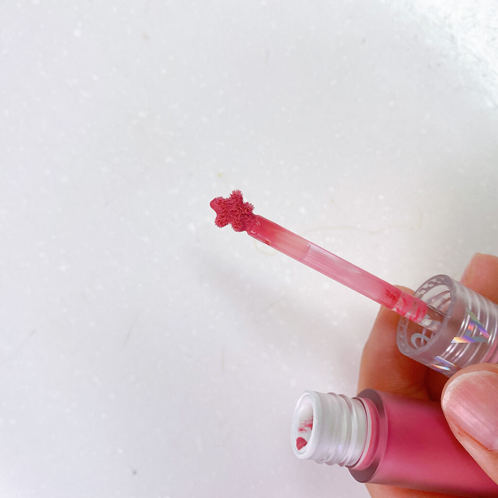 ソフトクリームチーク 31 Bonbon/AMUSE/リキッドチークを使ったクチコミ（2枚目）