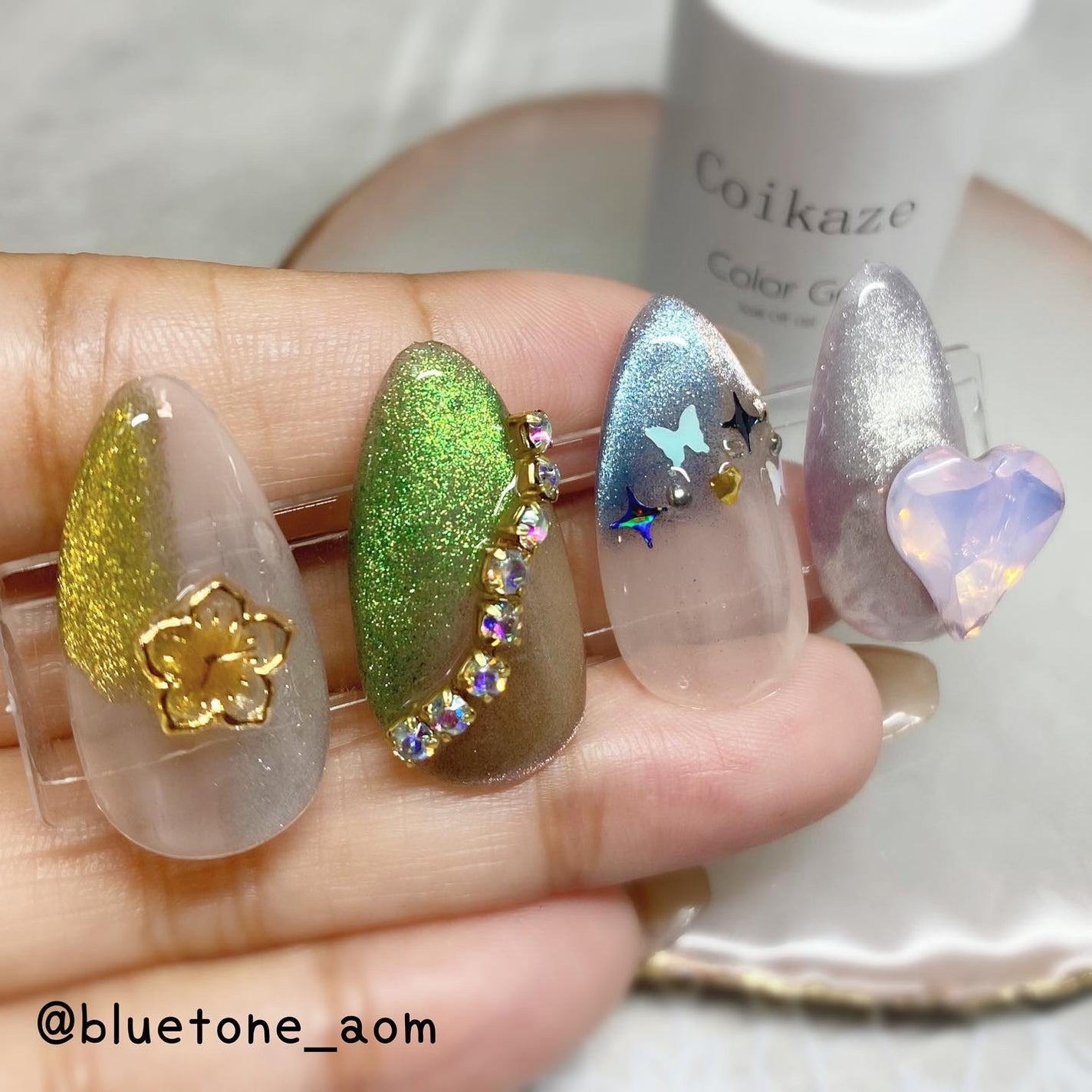 ジェルネイル(ライト対応)/セリア/ジェルネイルを使ったクチコミ(2枚目)