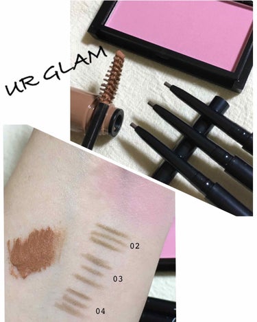 UR GLAM　EYESHADOW BRUSH A/U R GLAM/メイクブラシを使ったクチコミ（2枚目）