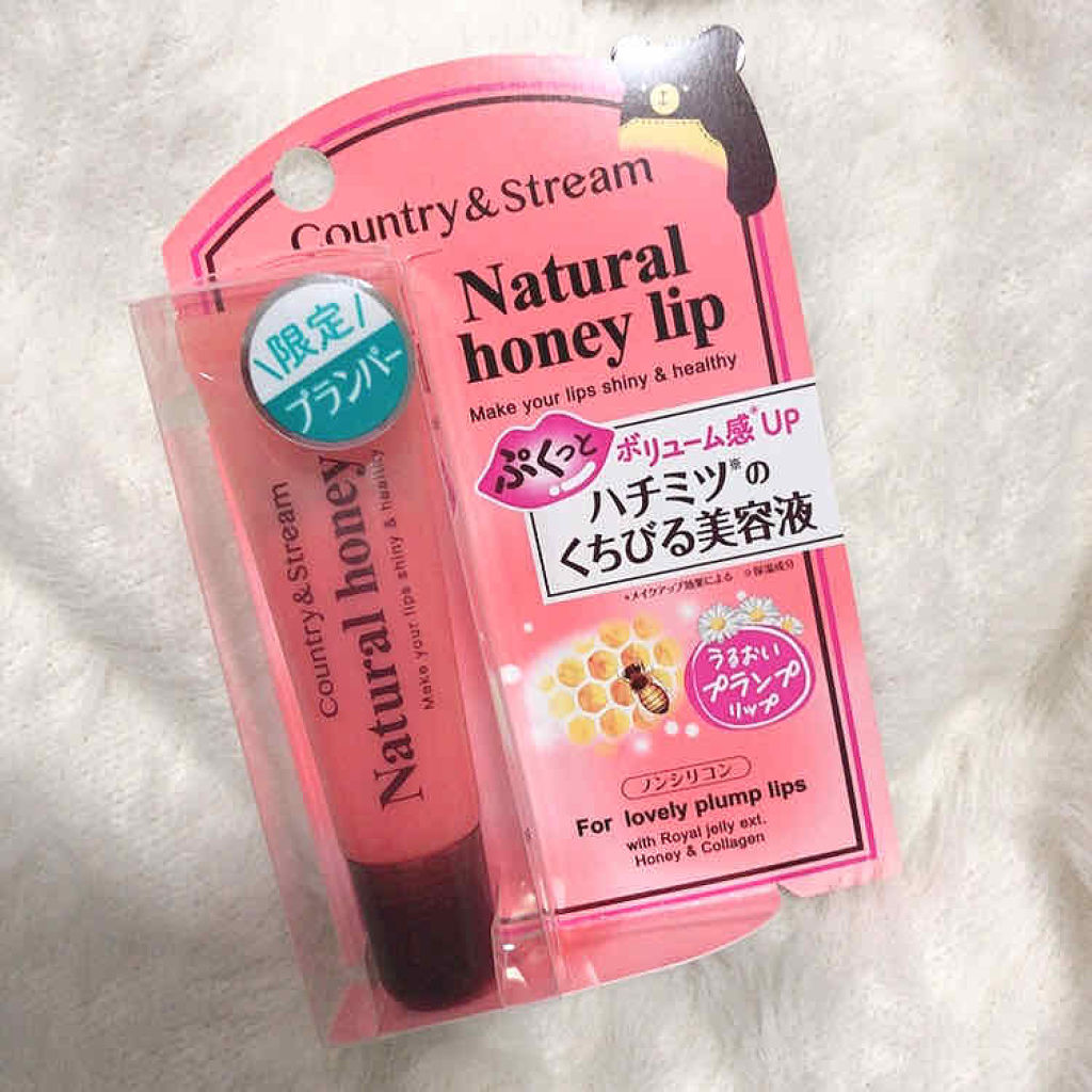 ハニーフルリップ もも色ボリューム/カントリー&ストリーム/リップ美容液を使ったクチコミ（1枚目）