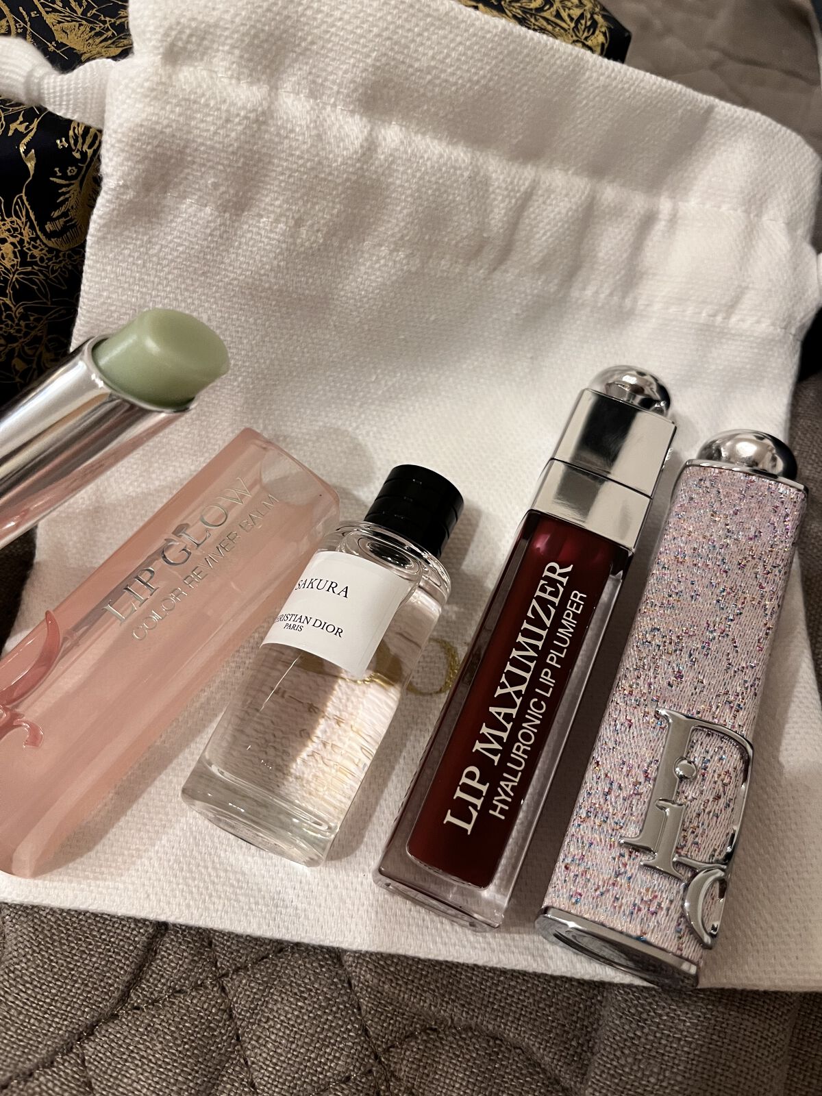 ディオール アディクト リップ グロウ 028 ミンティー ローズ/Dior/リップバームを使ったクチコミ（2枚目）