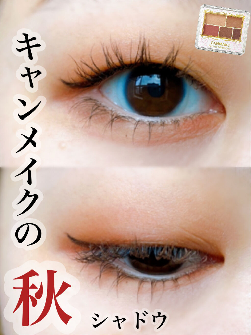 パーフェクトマルチアイズ/キャンメイク/アイシャドウパレットを使ったクチコミ（1枚目）