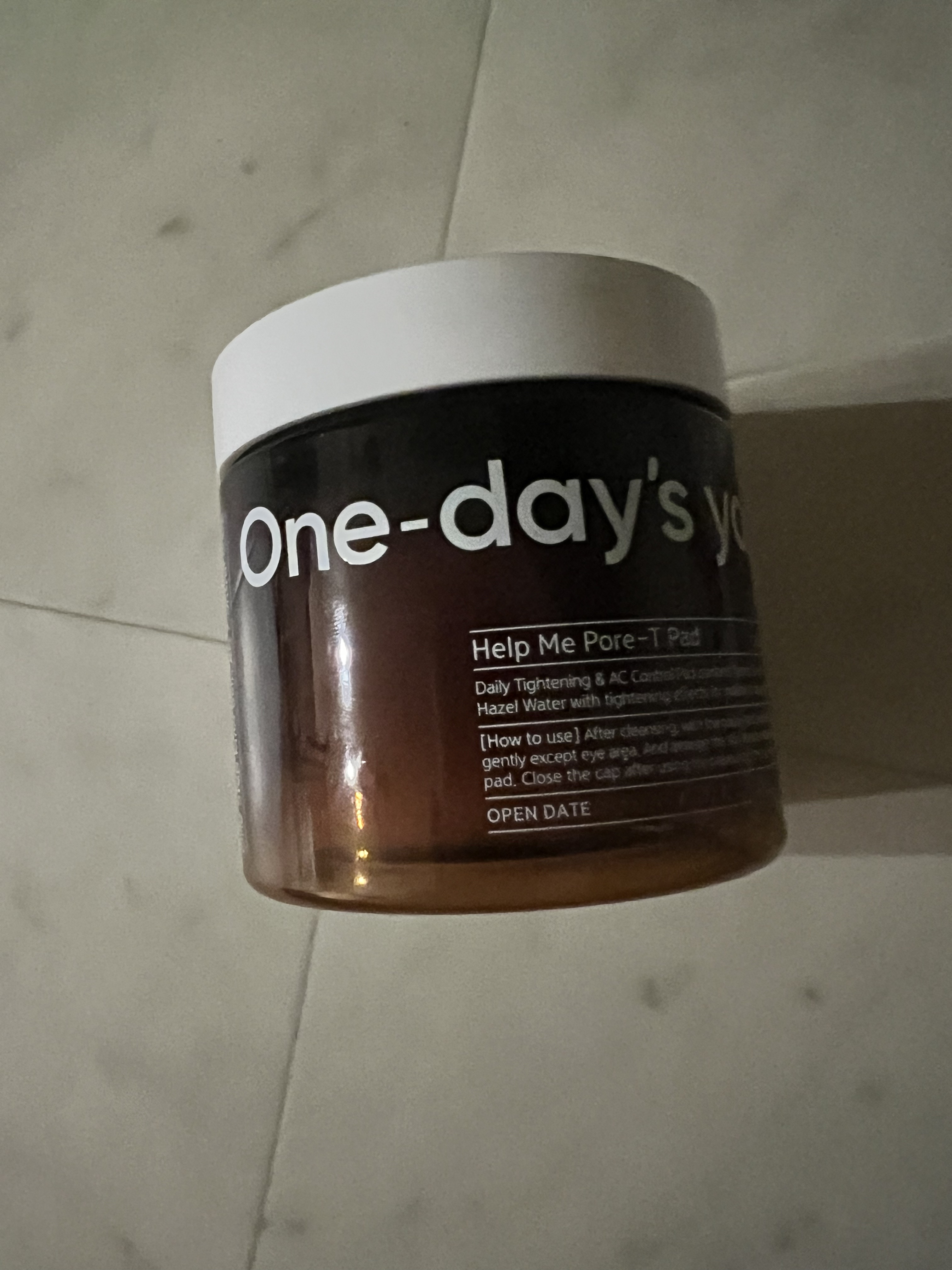 ヘルプミー! ポア-Tパッド/One-day's you/トナーパッドを使ったクチコミ（1枚目）
