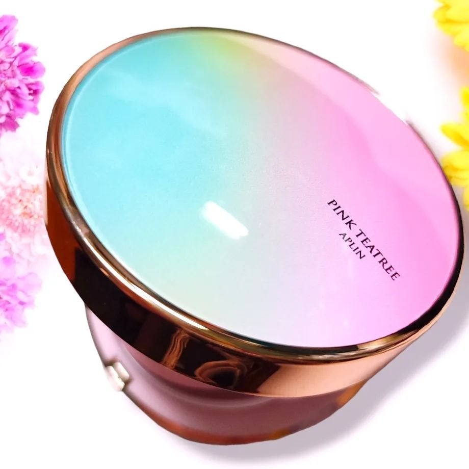 ピンクティーツリーカバークッション/APLIN/クッションファンデーションを使ったクチコミ(5枚目)