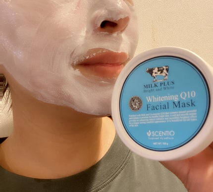 ミルクホワイトQ10フェイシャルマスク/Beauty Buffet/シートマスク・パックを使ったクチコミ(4枚目)