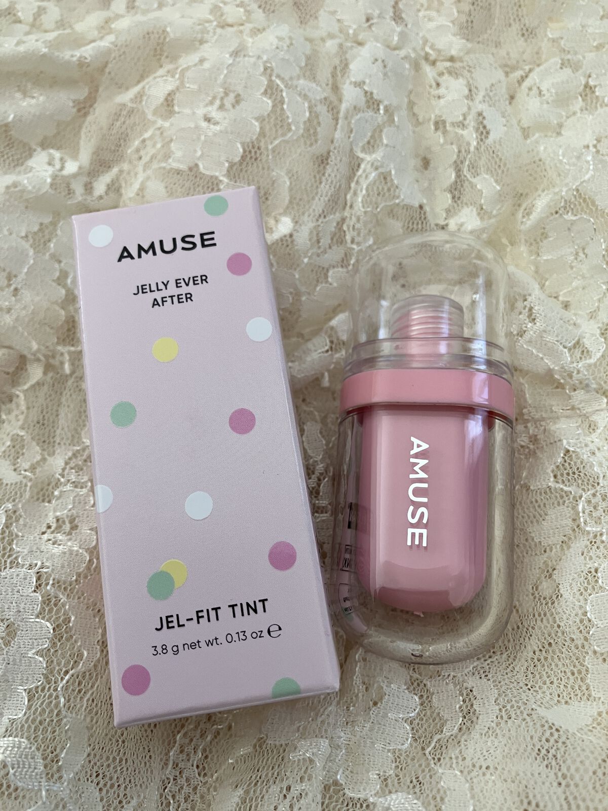 ジェルフィットティント/AMUSE/リップティントを使ったクチコミ（2枚目）