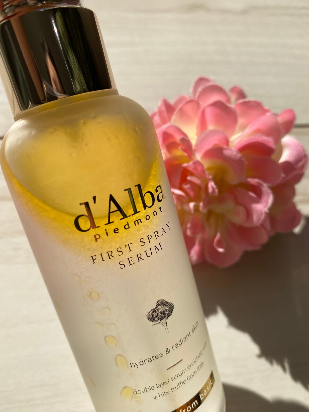 ダルバ ホワイトトリュフファーストスプレーセラム/ダルバ/ミスト状化粧水を使ったクチコミ(4枚目)