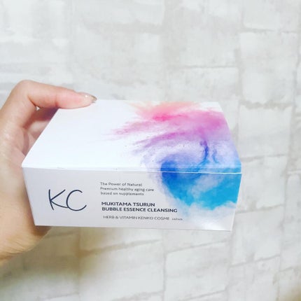 KC むきタマつるん 発泡美容液クレンジング/ハーブ健康本舗/クレンジングジェルを使ったクチコミ(1枚目)