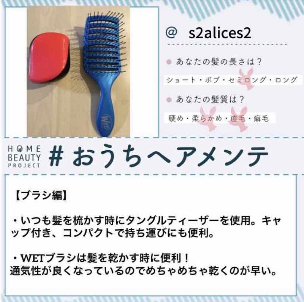 コンパクトスタイラー/TANGLE TEEZER/ヘアブラシを使ったクチコミ(1枚目)