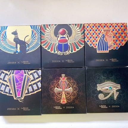 大英博物館 エジプトシリーズ アイシャドウパレット/ZEESEA/アイシャドウパレットを使ったクチコミ(2枚目)