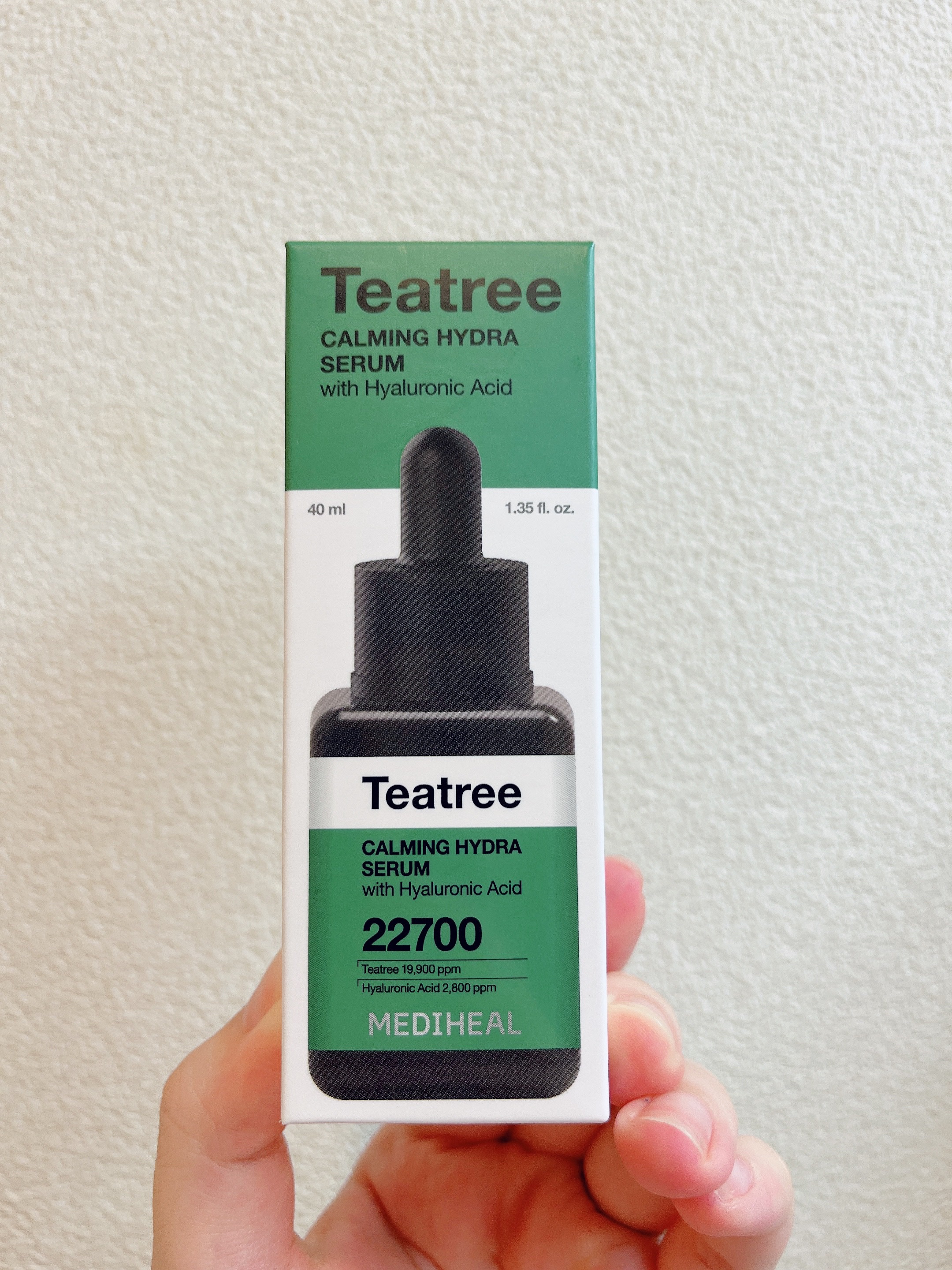 ティーツリーカーミングハイドロセラム/MEDIHEAL/美容液を使ったクチコミ（1枚目）