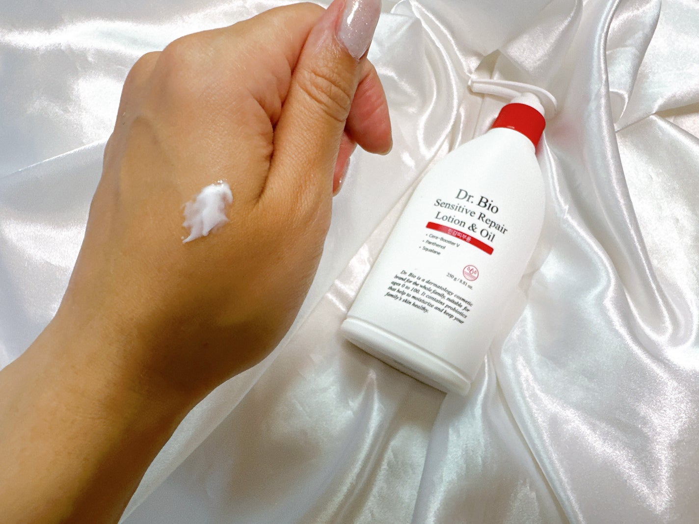 センシティブ リペア ローション&オイル/Dr.Bio/ボディクリームを使ったクチコミ(2枚目)