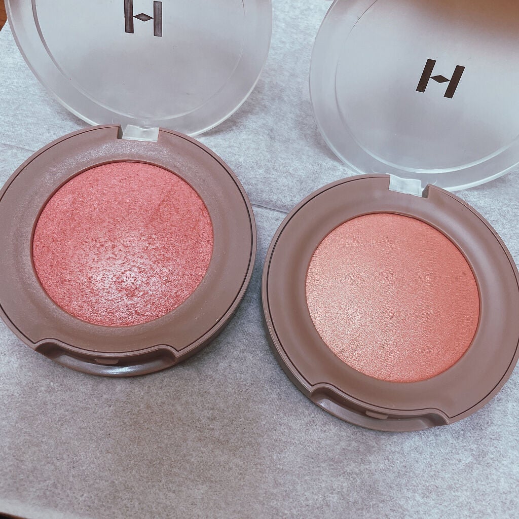 トゥルーディメンショングロウチーク/hince/パウダーチークを使ったクチコミ(2枚目)