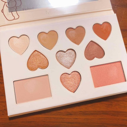 カラーフィルターシャドウパレット(ラインフレンズエディション)/MISSHA/アイシャドウパレットを使ったクチコミ(2枚目)