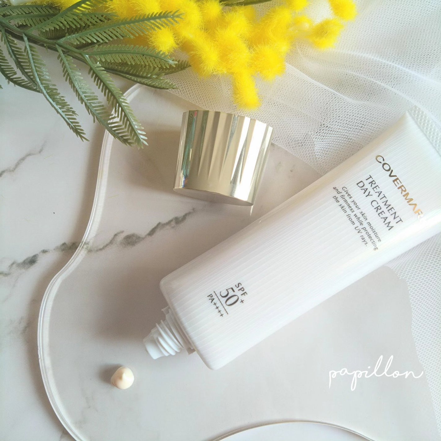 トリートメント デイ クリーム/COVERMARK/日焼け止めクリームを使ったクチコミ(3枚目)