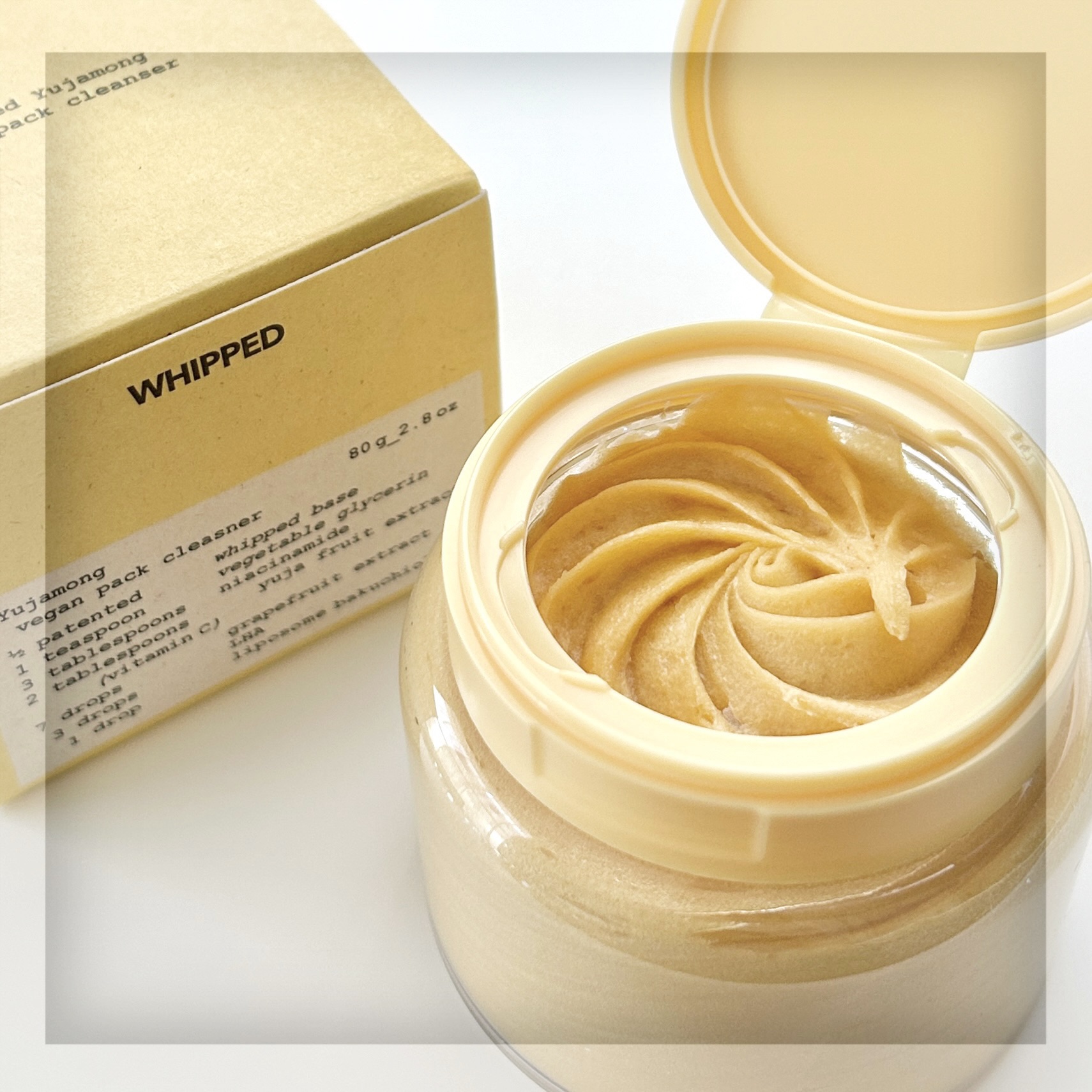 ヴィーガンパッククレンザー/WHIPPED/洗顔フォームを使ったクチコミ（1枚目）