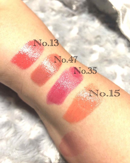 ルージュ ヴォリュプテ シャイン/YVES SAINT LAURENT BEAUTE/口紅を使ったクチコミ(2枚目)