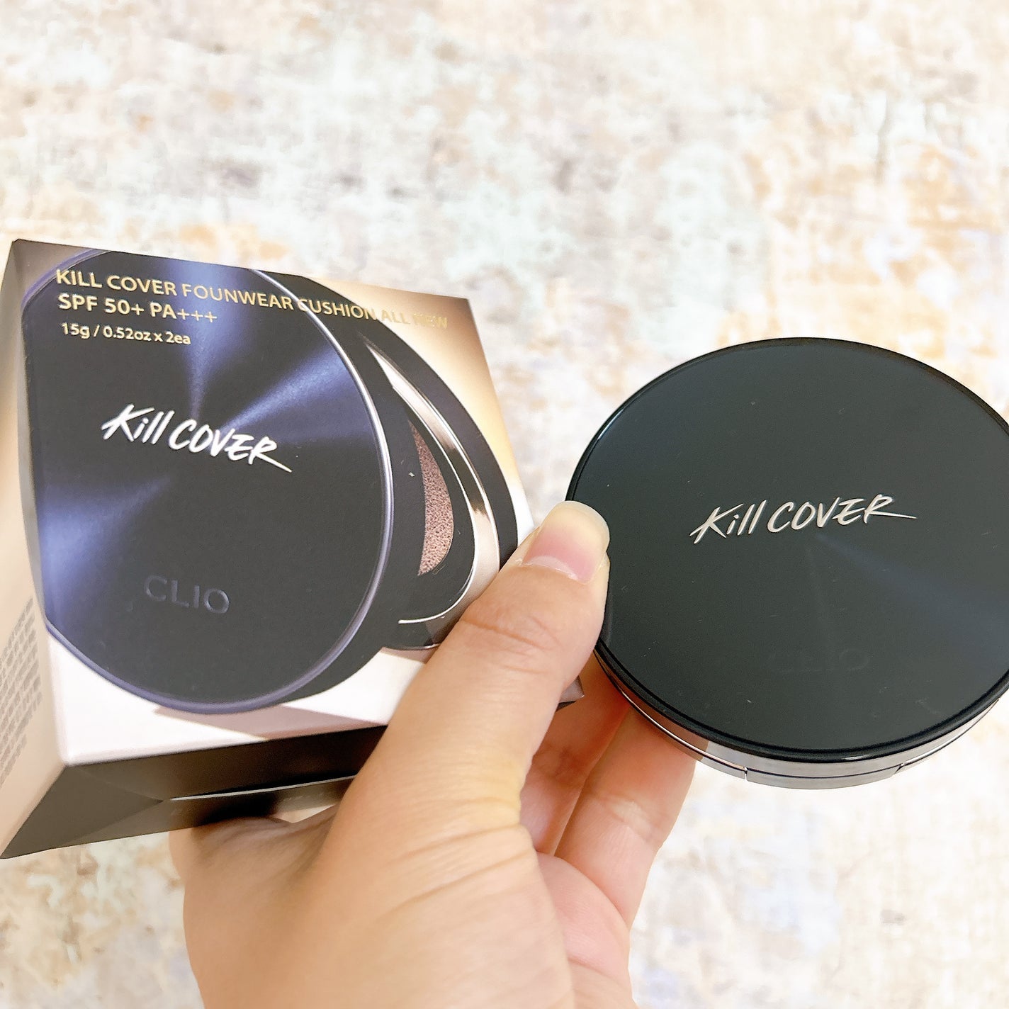 キル カバー ファンウェア クッション オールニュー/CLIO/クッションファンデーションを使ったクチコミ(1枚目)