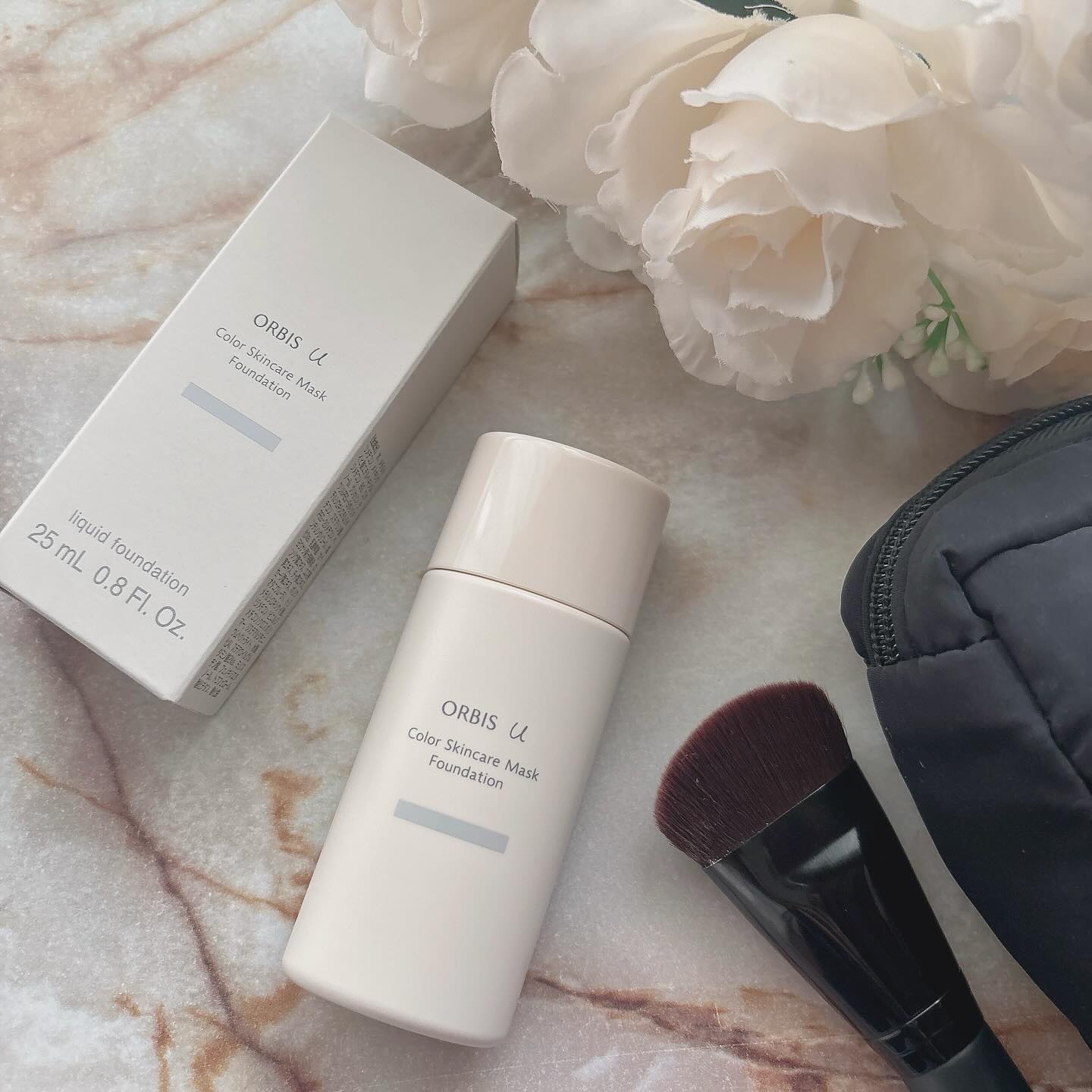 オルビスユー カラースキンケアマスク ファンデーション/オルビス/リキッドファンデーションを使ったクチコミ（1枚目）