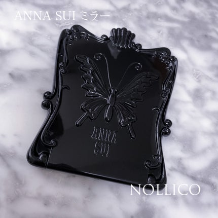 ANNASUIアナスイ鏡、ポーチ、アイシャドウ、ボックス、ミラーつけまセット美品 スイ ブラック コンパクト ミラー|ANNA SUIの口コミ - ANNA SUI