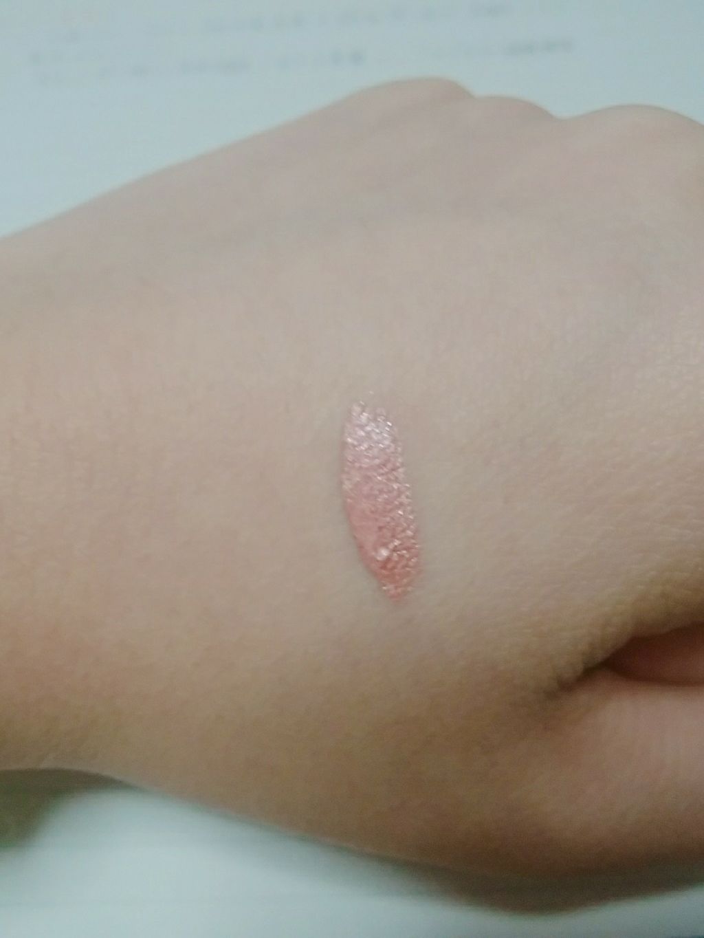 スパークリングアイグロス 03 グレイッシュブラウン/スウィーツ スウィーツ/リキッドアイシャドウを使ったクチコミ（3枚目）