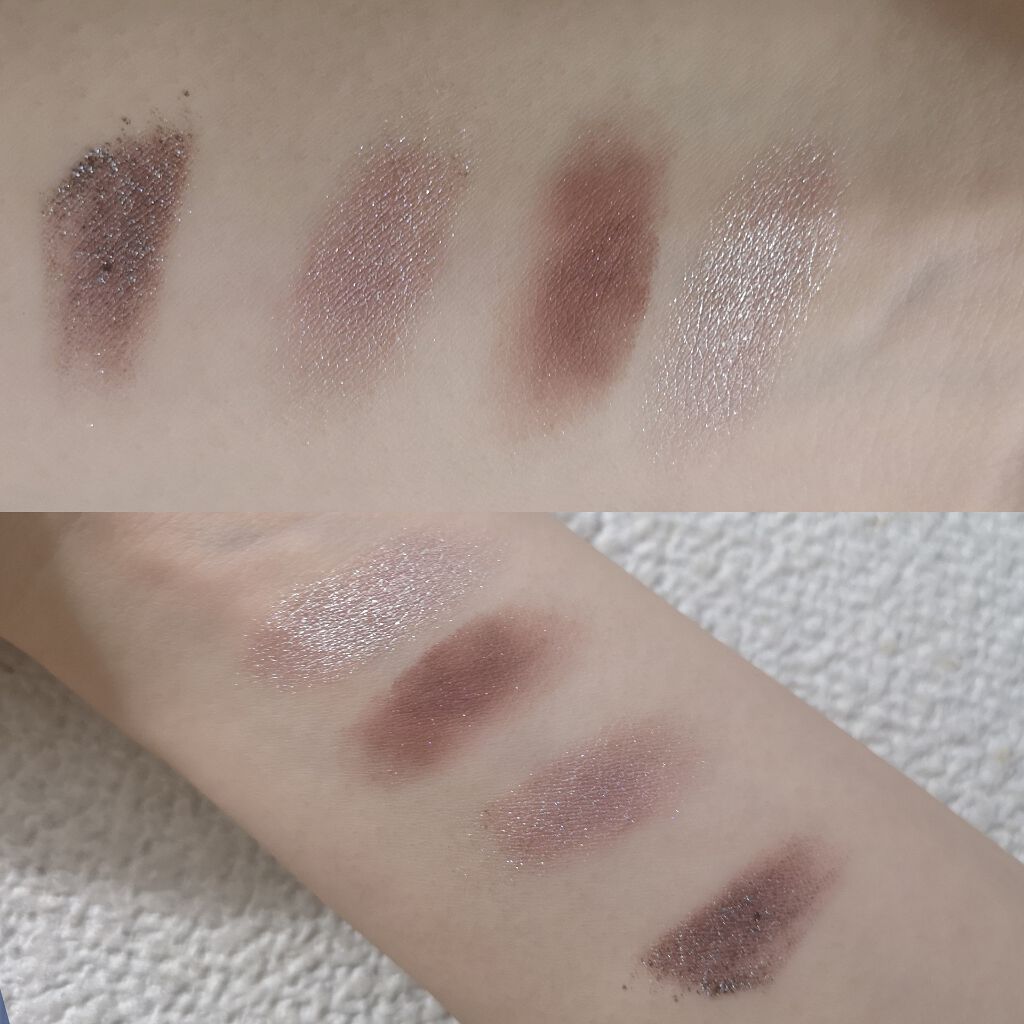 イロアソビ 4色アイパレット/iroasobi/アイシャドウパレットを使ったクチコミ(3枚目)