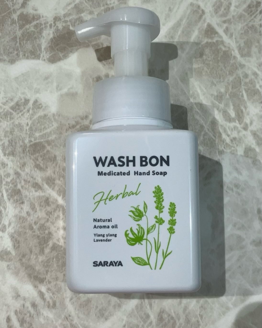 ウォシュボン ハーバル薬用ハンドソープ/サラヤ/ハンドソープを使ったクチコミ(1枚目)