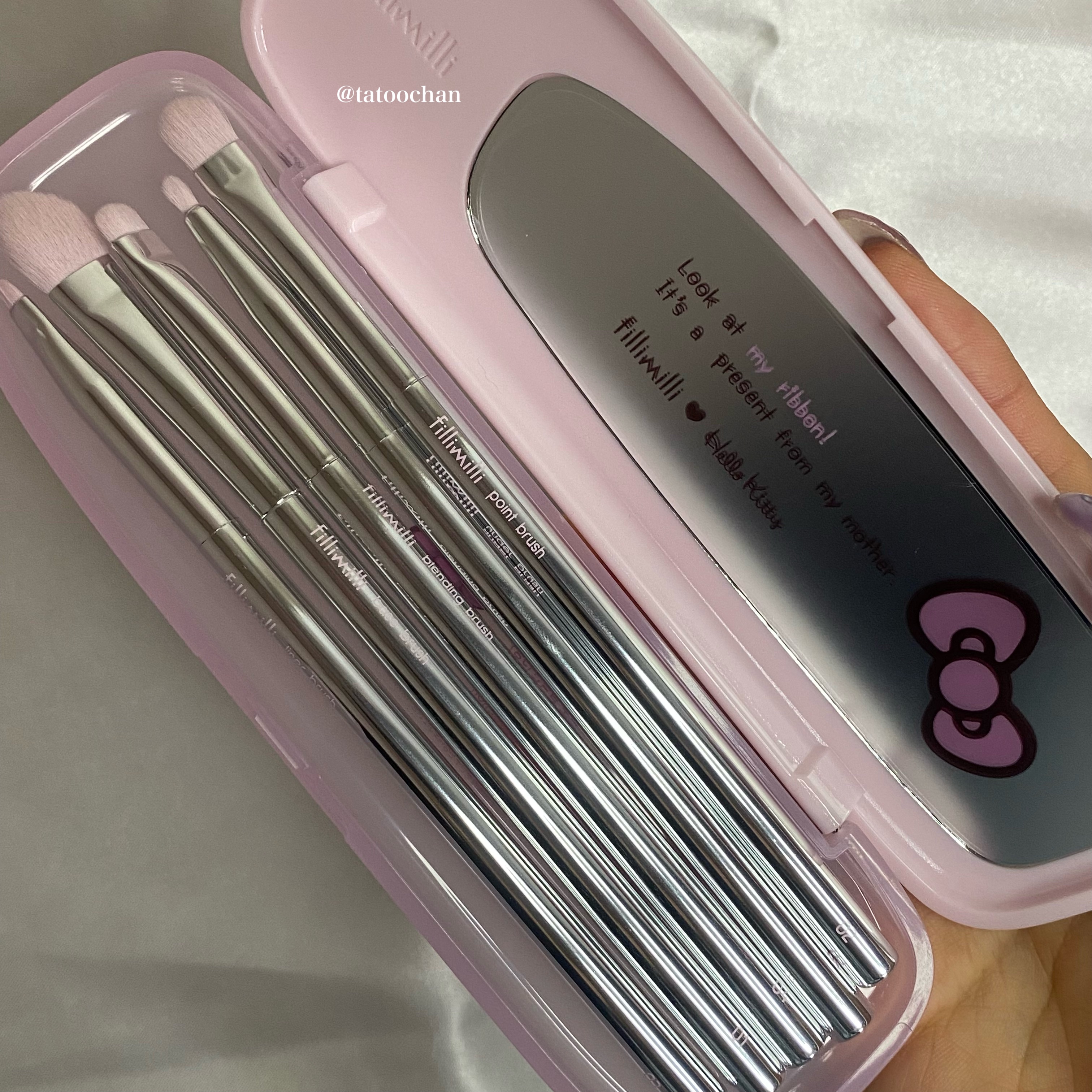 fillimilli アイメイクブラシセット/fillimilli/メイクブラシを使ったクチコミ（2枚目）