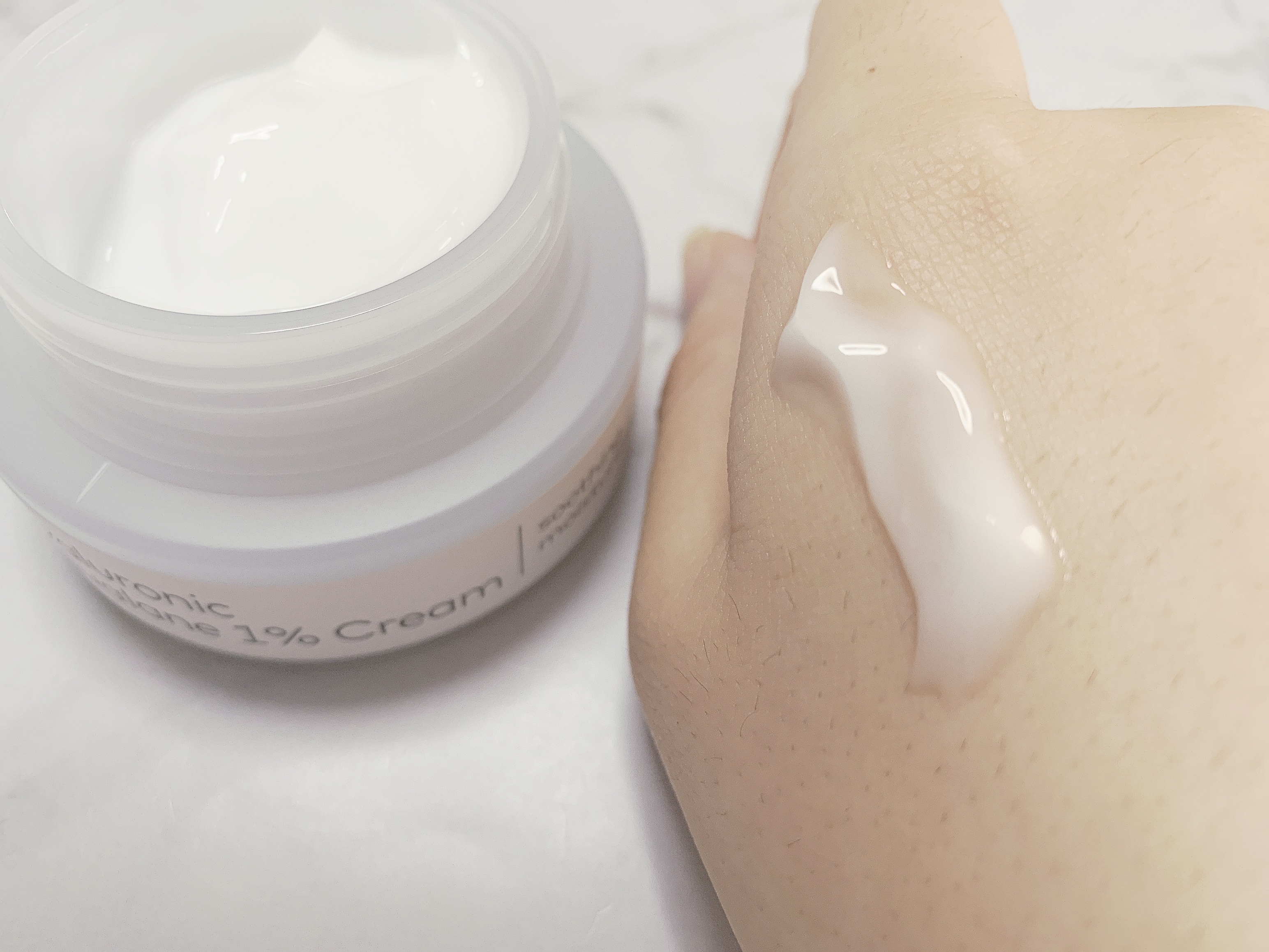 ヒアルロニックスージング1%クリーム/THE FACE SHOP/フェイスクリームを使ったクチコミ（3枚目）