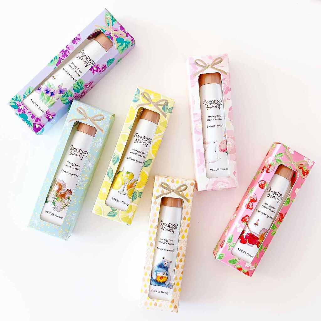 ワンダーハニー はちみつの森のハンドクリームギフト/VECUA Honey/トライアルキットを使ったクチコミ(2枚目)