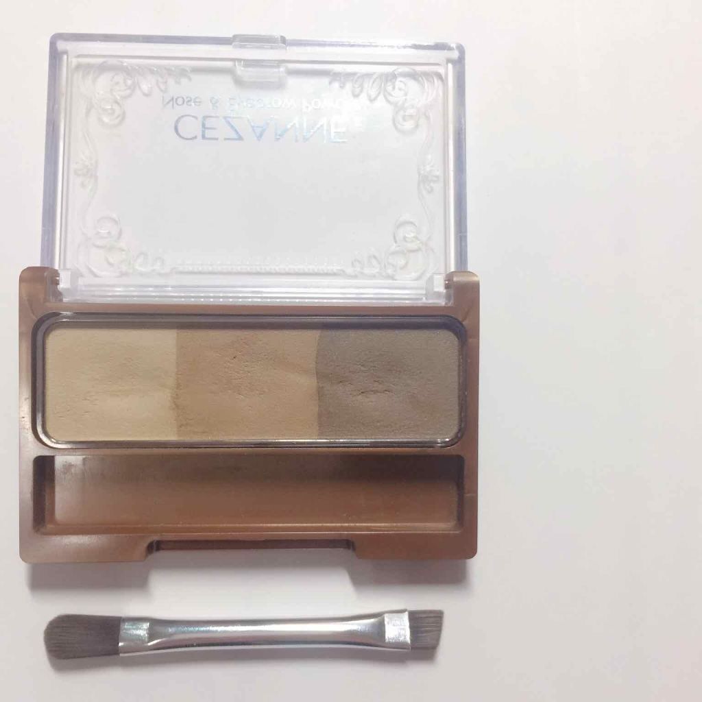 ノーズ＆アイブロウパウダー/CEZANNE/パウダーアイブロウを使ったクチコミ（2枚目）