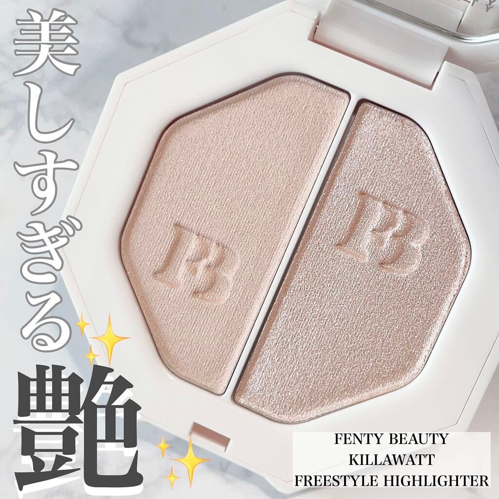 KILLAWATT FREESTYLE HIGHLIGHTER DUO/FENTY BEAUTY BY RIHANNA/パウダーハイライトを使ったクチコミ(1枚目)